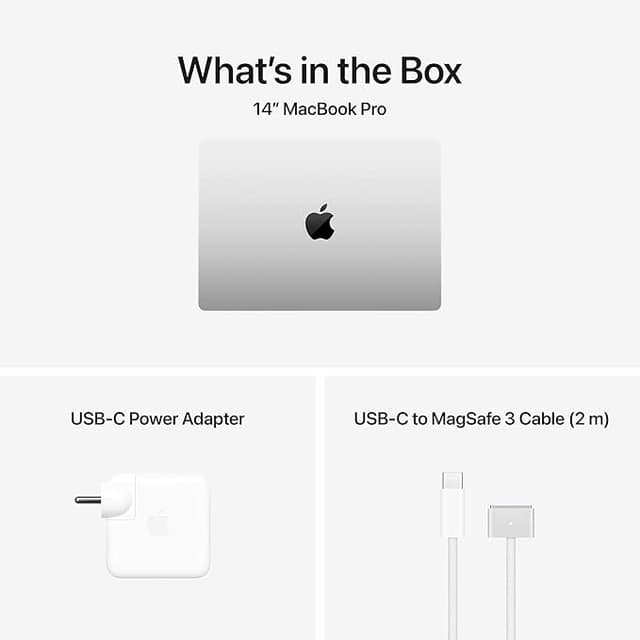 Apple 2025 MacBook Pro Laptop with M5 chip, 10‑core CPU and 10‑core GPU: Built for Apple Intelligence, 35.97 cm (14.2″) Liquid Retina XDR Display, 24GB Unified Memory, 1TB SSD Storage; Silver
